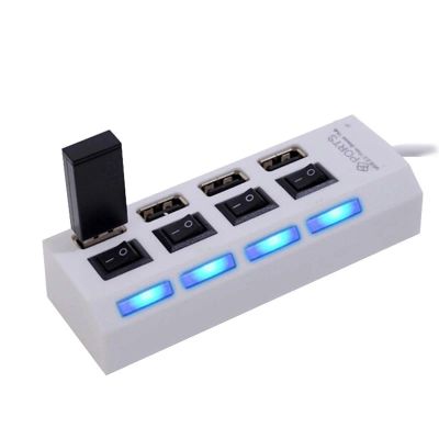 Лот: 15618933. Фото: 1. Usb Hub 4 порта с отдельными выключателями... USB хабы