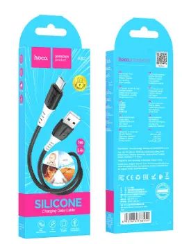 Лот: 20427503. Фото: 1. Кабель USB Hoco X82 Micro силиконовый... Дата-кабели, переходники