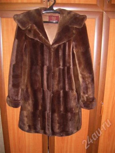 Лот: 345066. Фото: 1. шуба искуствен.мутон 44-46 р-р100... Верхняя одежда