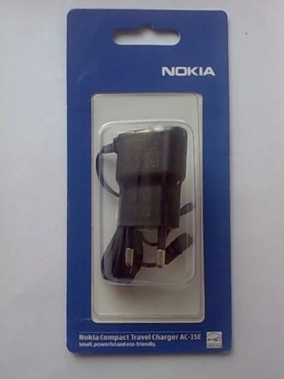 Лот: 11532959. Фото: 1. Зарядное устройство Nokia AC-15E... Зарядные устройства, блоки питания, адаптеры сетевые для смартфонов