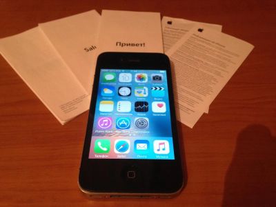 Лот: 6085963. Фото: 1. iPhone 4S 32 GB Black На запчасти... Смартфоны