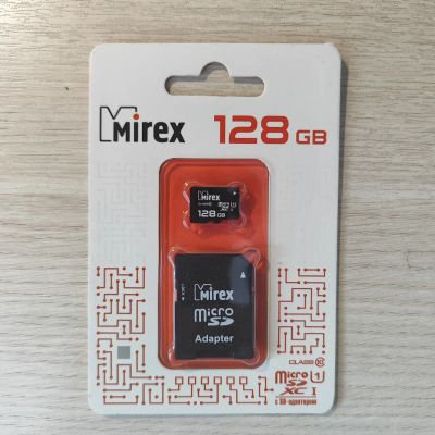 Лот: 24990440. Фото: 1. Карта памяти microSD с адаптером... Карты памяти