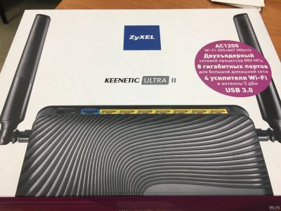 Лот: 13987373. Фото: 1. Роутер Zyxel Keenetic Ultra II. Маршрутизаторы (роутеры)