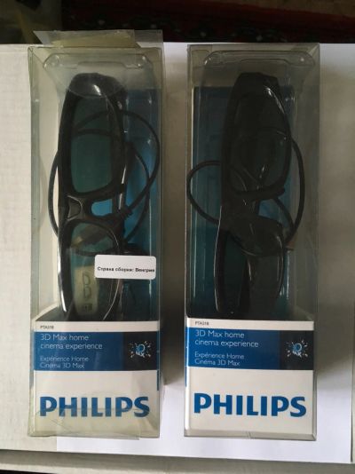 Лот: 11424308. Фото: 1. 3D очки Philips PTA518/00 черный. 3D-очки