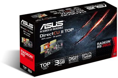Лот: 4925242. Фото: 1. ASUS Radeon R9 280X DirectCU II... Видеокарты