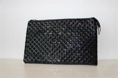 Лот: 2654753. Фото: 1. Черный клатч. Сумки
