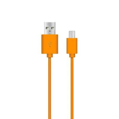 Лот: 8389976. Фото: 1. Оранжевый кабель для Iphone 5... Дата-кабели, переходники
