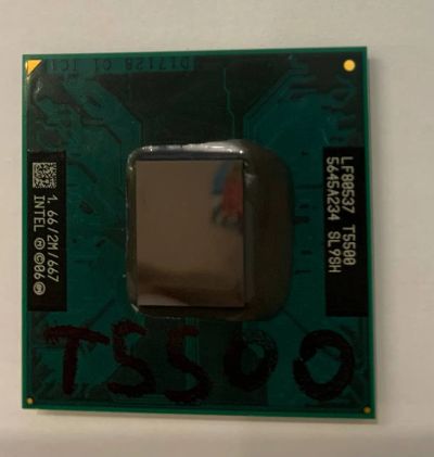 Лот: 20733189. Фото: 1. Процессор Intel Core 2 Duo T5500. Процессоры