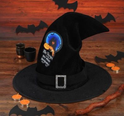Лот: 16659406. Фото: 1. Шляпа "Ведьма" на Хэллоуин \ Halloween... Карнавальные маски, шляпы, аксессуары