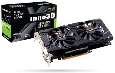 Лот: 9987436. Фото: 1. GeForce GTX 1060 Innovision TwinX2... Видеокарты