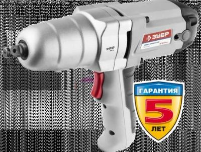 Лот: 5257383. Фото: 1. Гайковерт ударный сетевой ЗУБР... Электроинструмент