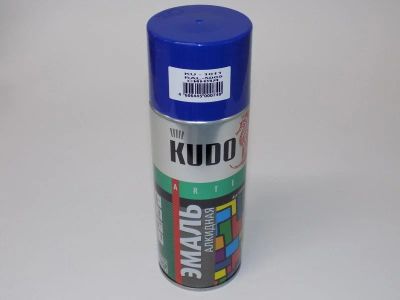 Лот: 12937644. Фото: 1. Эмаль Kudo KU-1011 синяя 520 мл... Краски, лаки, растворитель