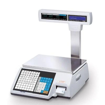 Лот: 5477937. Фото: 1. Весы с печатью этикетки CAS CL5000J-06IP... Торговое