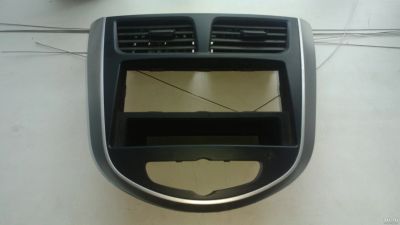 Лот: 16423895. Фото: 1. Рамка консоль магнитолы Hyundai... Салон