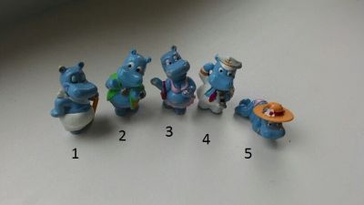 Лот: 4655259. Фото: 1. Фигурки из Киндер Сюрприз, бегемоты. Игрушки