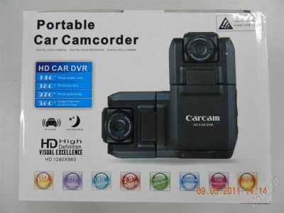 Лот: 973183. Фото: 1. Видеорегистратор CARCAM P5000. Видеорегистраторы,  радар-детекторы, системы парковки