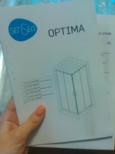 Лот: 4221249. Фото: 1. Душевая кабина Optima 90x90 ,глубина... Душевые кабины