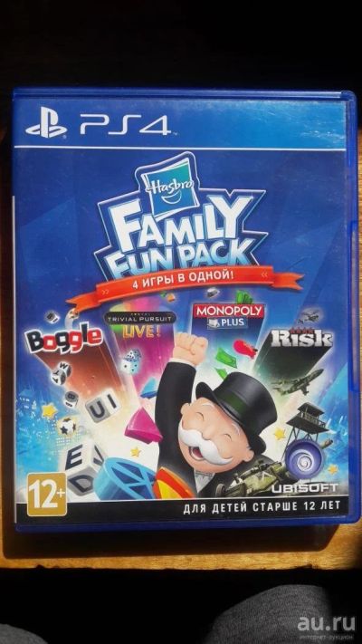Лот: 8165717. Фото: 1. Hasbro. Family Fun Pack. 4 в 1... Игры для консолей