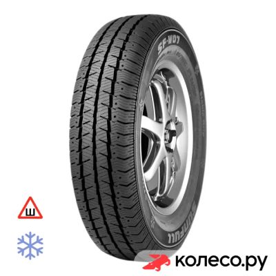 Лот: 25093708. Фото: 1. SF-W07 155/80 R13 90/88Q. Шины