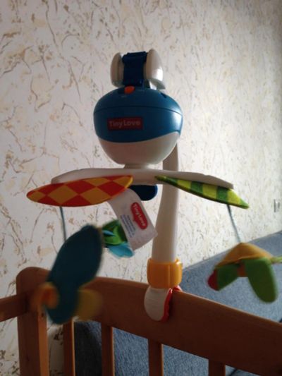 Лот: 9344131. Фото: 1. Музыкальный мобиль tiny love... Для младенцев