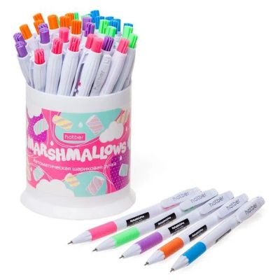 Лот: 20035055. Фото: 1. Ручка шариковая Hatber ""Marshmallows... Ручки, карандаши, маркеры