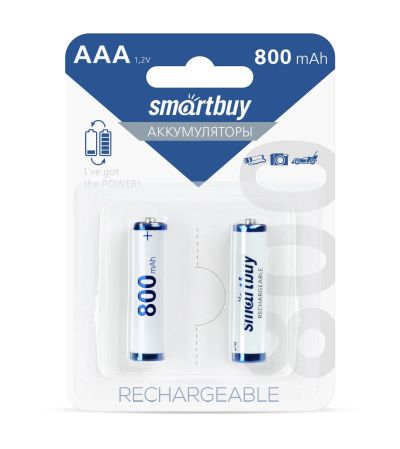 Лот: 21082749. Фото: 1. аккумулятор NiMh AAA 800 mAh Smartbuy... Аккумуляторы