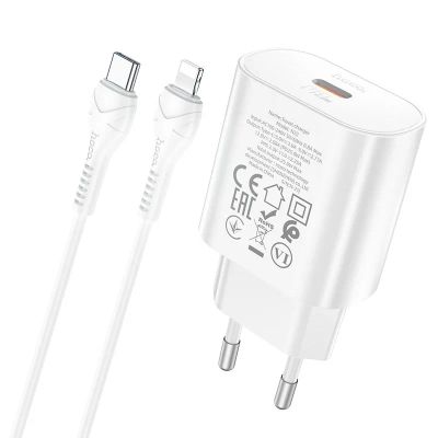 Лот: 25725548. Фото: 1. Зарядное сетевое Usb C (25W, PD... Зарядные устройства, блоки питания, адаптеры сетевые для смартфонов