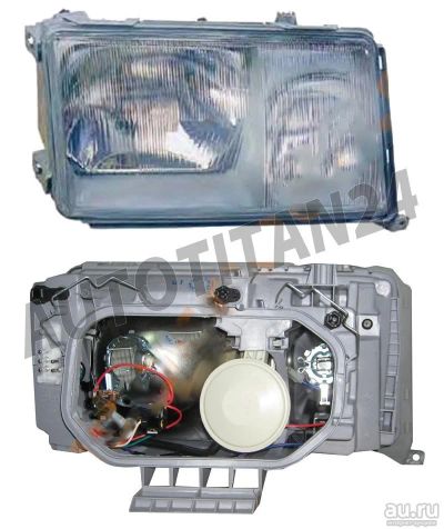 Лот: 12830360. Фото: 1. Фара Mercedes-Benz E класс W124... Оптика и освещение