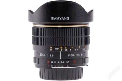 Лот: 1751983. Фото: 1. Samyang 8mm f/3.5 Fisheye. Объективы