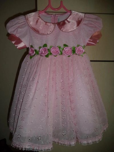 Лот: 4490176. Фото: 1. Платье розовое р.26. Платья, сарафаны