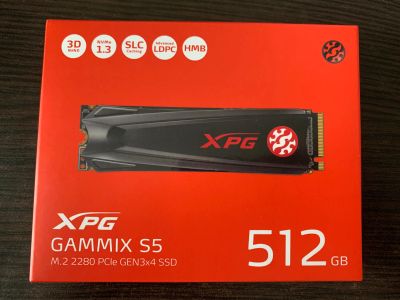 Лот: 19936824. Фото: 1. 512GB SSD AData XPG Gammix S5... SSD-накопители