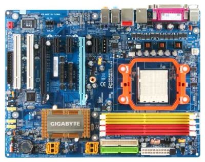 Лот: 5991086. Фото: 1. Gigabyte GA-M55SLI-S4 SocketAM2... Материнские платы