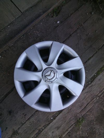 Лот: 5495590. Фото: 1. Штамповки с колпаками Mazda (цена... Диски