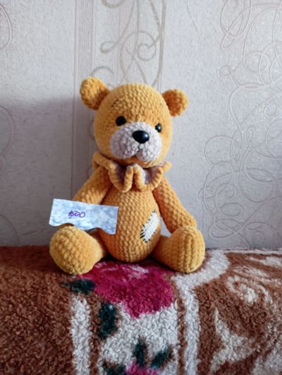 Лот: 20043999. Фото: 1. Вязаные игрушки. Авторские куклы, игрушки, поделки