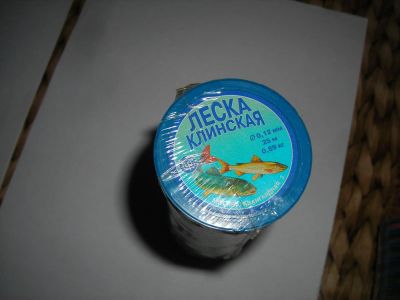 Лот: 4018022. Фото: 1. Леска Клинская 0,12мм 25м упаковка... Леска, блесны, крючки, мормышки