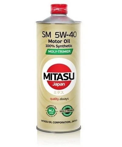 Лот: 20555494. Фото: 1. MITASU MOLY-TRIMER 5W40 SM (1л... Масла, жидкости
