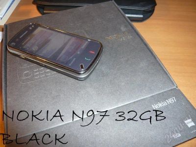 Лот: 496760. Фото: 1. Nokia N97 Black 32GB. Оригинал... Смартфоны