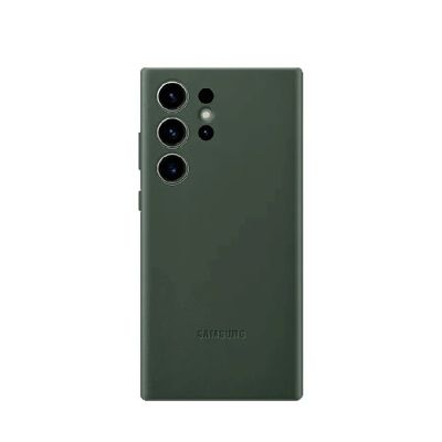 Лот: 22573258. Фото: 1. Кожаная накладка Samsung Leather... Чехлы, бамперы