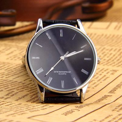 Лот: 4914611. Фото: 1. Часы, Fashion Men's Leather Quartz. Другие наручные часы