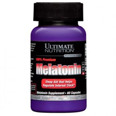 Лот: 9120943. Фото: 1. Melatonin 3 мг. от Ultimate Nutrition... Спортивное питание, витамины