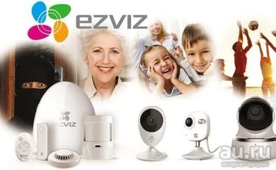 Лот: 13310508. Фото: 1. Видеоняня EZVIZ IP 1.0Mp, динамик... Видеокамеры