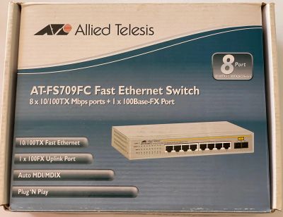 Лот: 20206318. Фото: 1. Коммутатор Allied Telesis AT-FS709FC. Коммутаторы