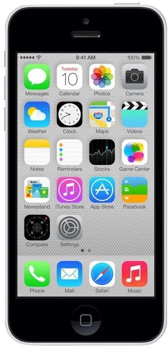 Лот: 8413060. Фото: 1. iPhone 5C White (белый) 16GB... Смартфоны