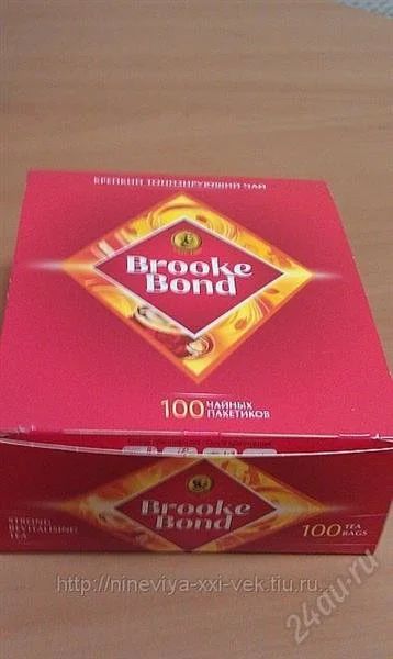 Лот: 2310096. Фото: 1. Черный чай Брук Бонд Brooke bond... Чай, кофе, какао