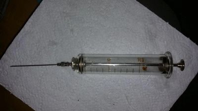 Лот: 8388253. Фото: 1. Шприц стекло 20 мл. Другое (коллекционирование, моделизм)