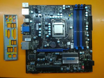 Лот: 21128399. Фото: 1. Материнская плата MSI H55M-E33... Материнские платы