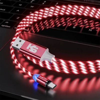 Лот: 19855910. Фото: 1. Магнитный кабель Keysion с LED... Дата-кабели, переходники