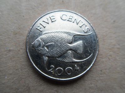 Лот: 10822503. Фото: 1. Бермуды 5 центов 2004. Америка