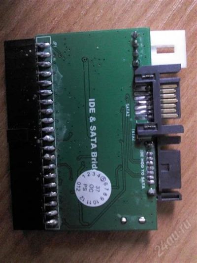 Лот: 2138138. Фото: 1. Конвертер 2 в 1: IDE>SATA/SATA... Шлейфы, кабели, переходники