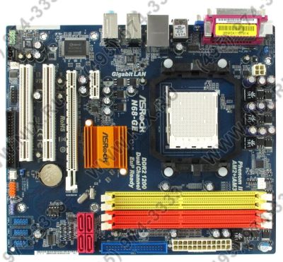 Лот: 10553102. Фото: 1. Материнская плата ASRock N68-GE... Материнские платы